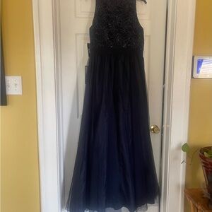 Jessica Howard Elegant Black Strapless Dress